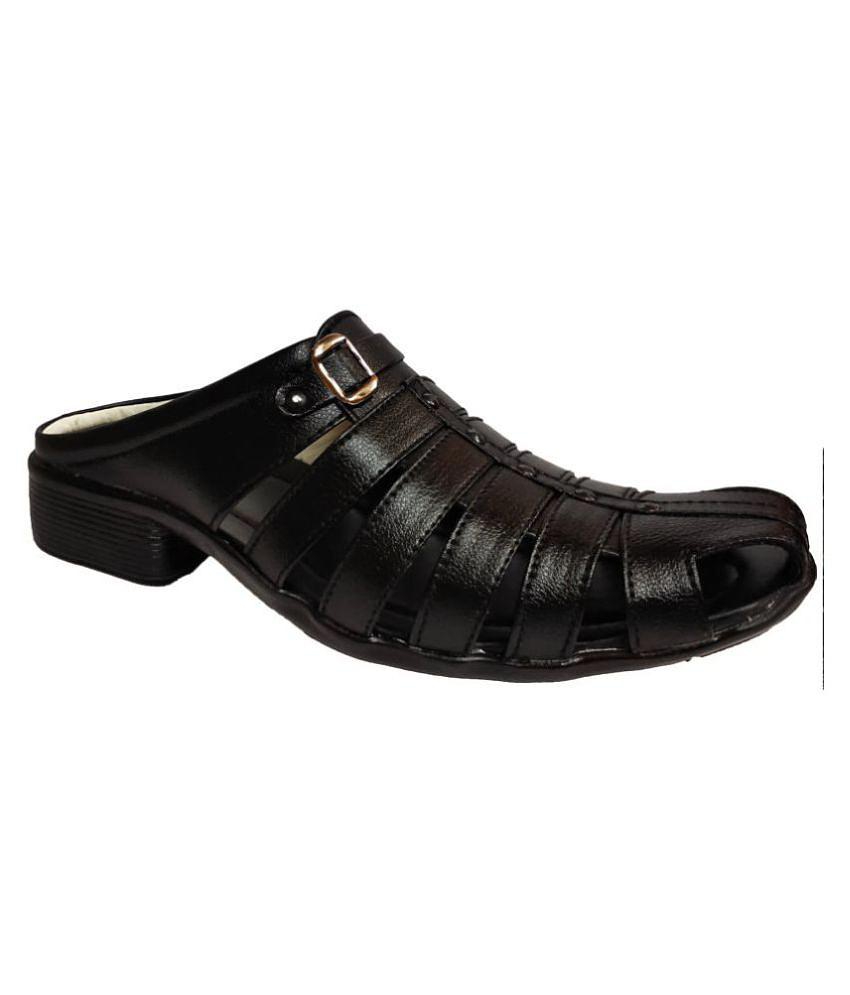 Sophisticated Men RAGE GAZE - Black  Men's Sandals - 7 2025 at ShopCircuit | ONDC