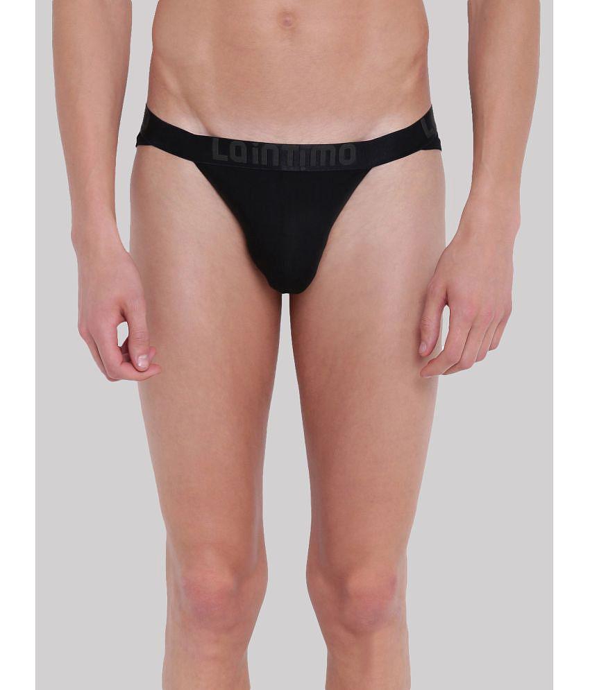 Latest Men La Intimo - Black LISL031 Cotton Blend Mens Bikini ( Pack of 1 ) - None 2025 at ShopC