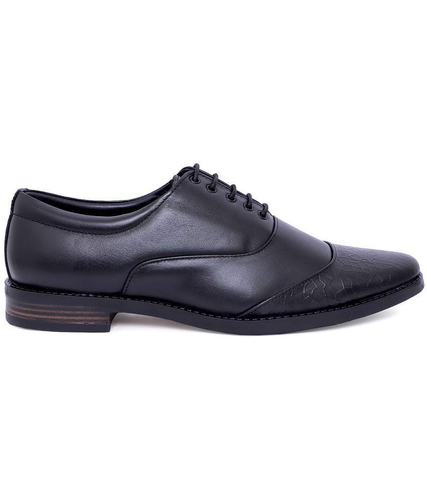 Premium Women Fashion Victim Derby Genuine Leather Black Formal Shoes - None 2025 at ShopCircuit