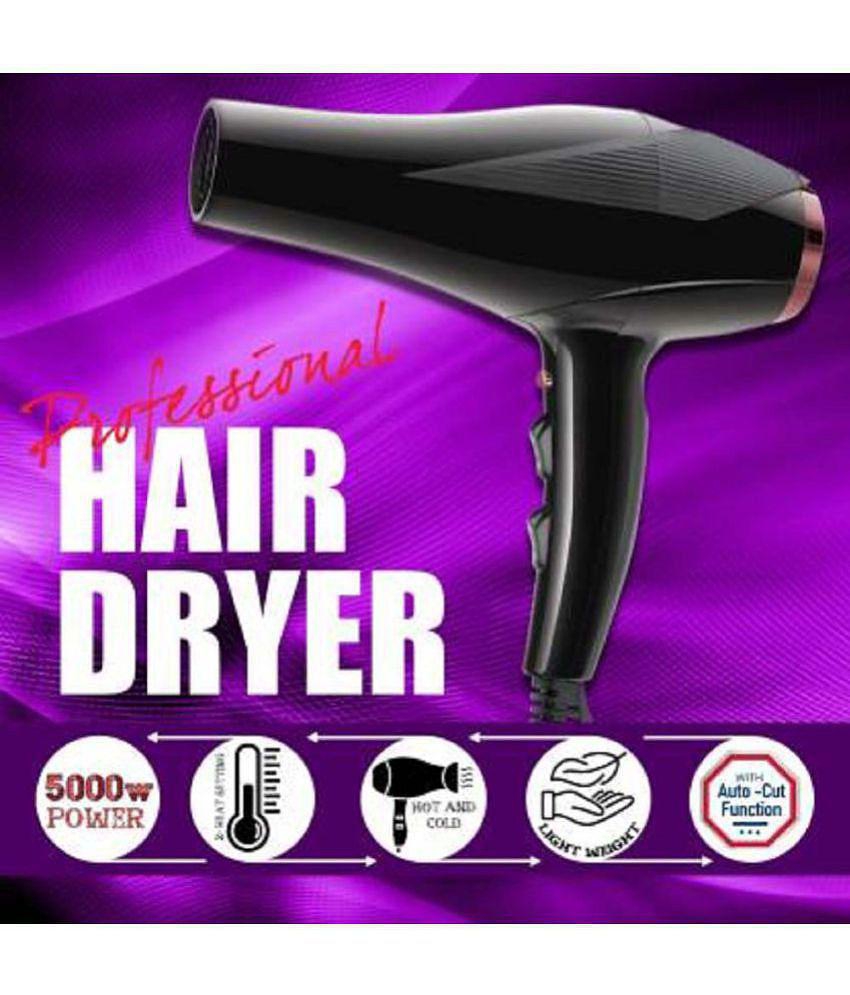 Rock Light 5000 Watt Stylish Hair Dryer ( Black )