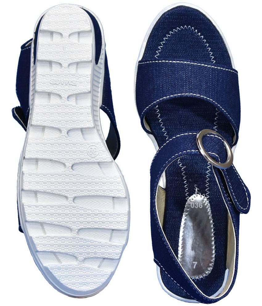 Dream Makers - Blue Women's Sandal Heels - None