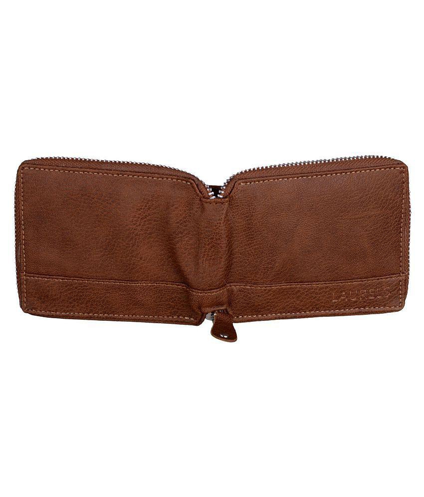 Latest Men Laurels Leather Brown Casual Regular Wallet - Brown 2025 at ShopCircuit | ONDC