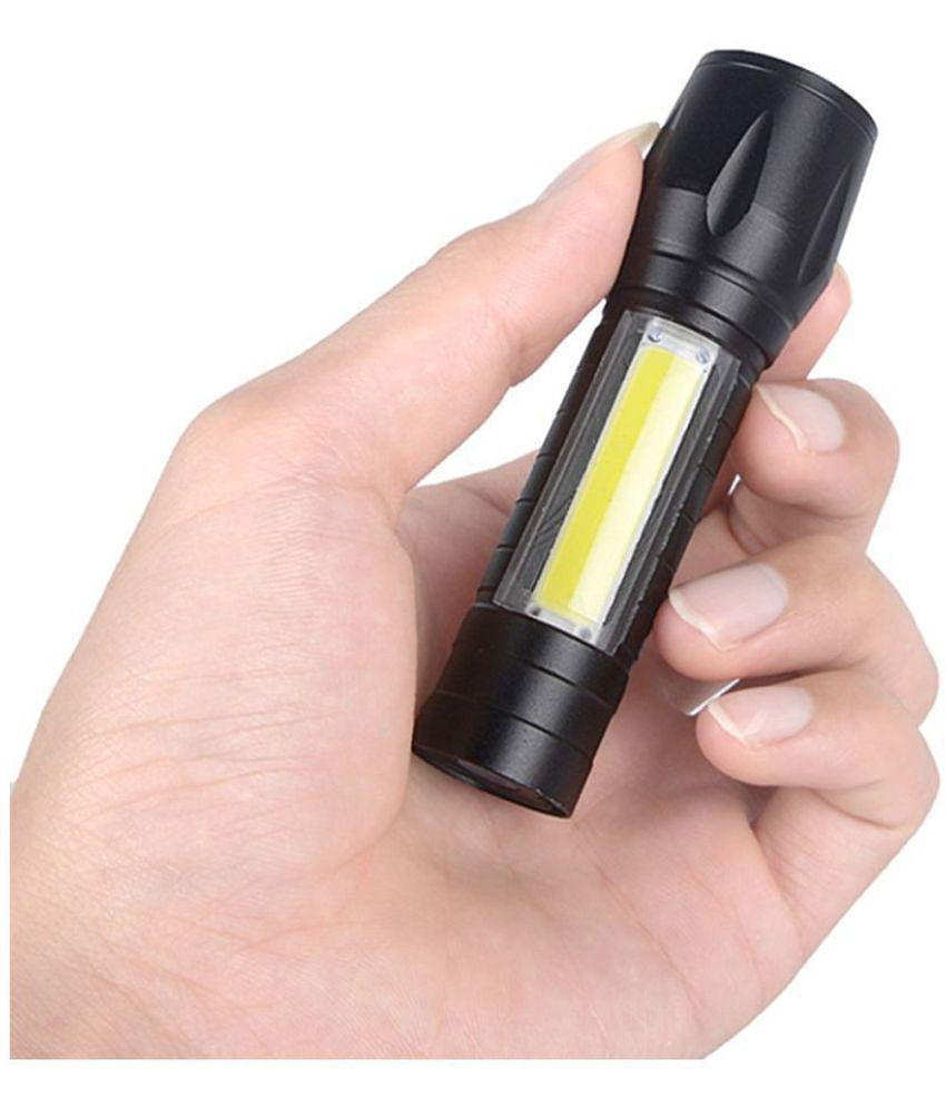 Generic - 7W Rechargeable Flashlight Torch ( Pack of 2 )