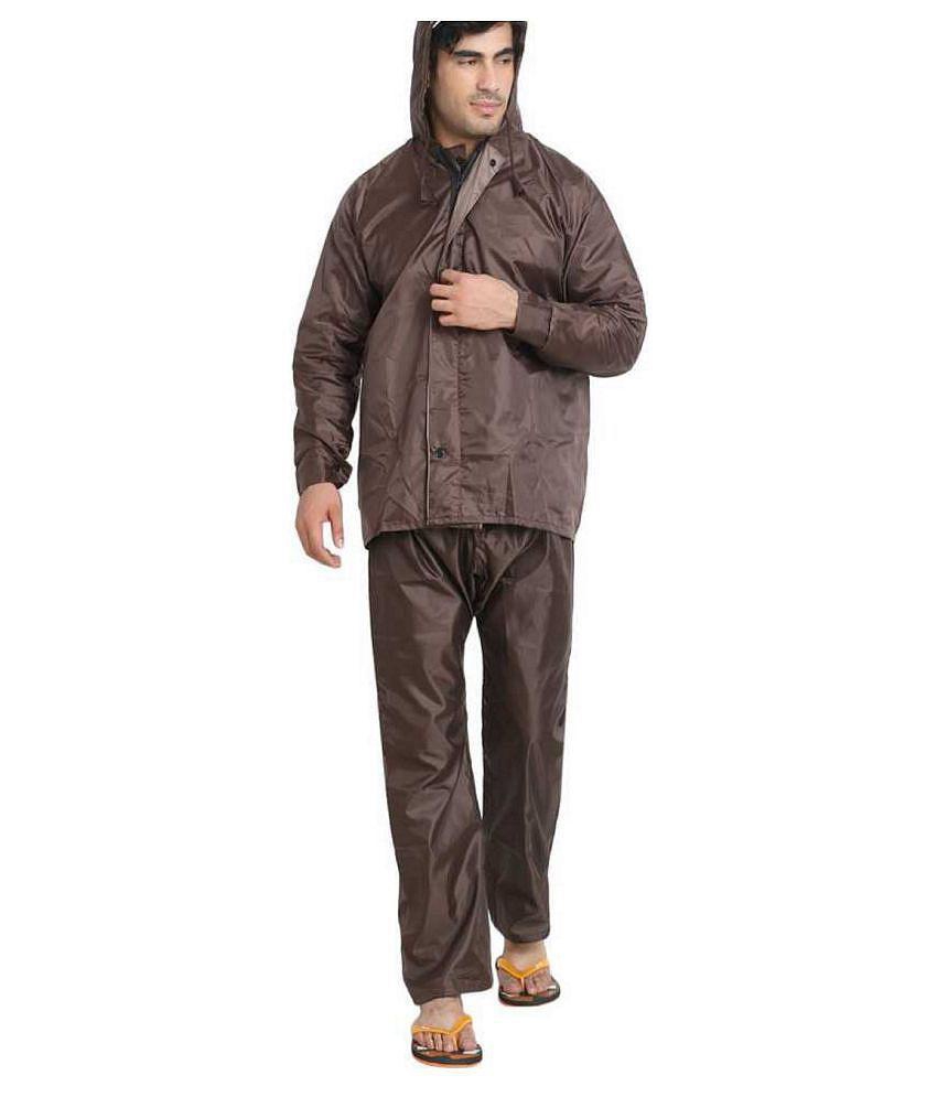 Exclusive Men Zacharias Brown Rain Suit - 2XL 2025 at ShopCircuit | ONDC