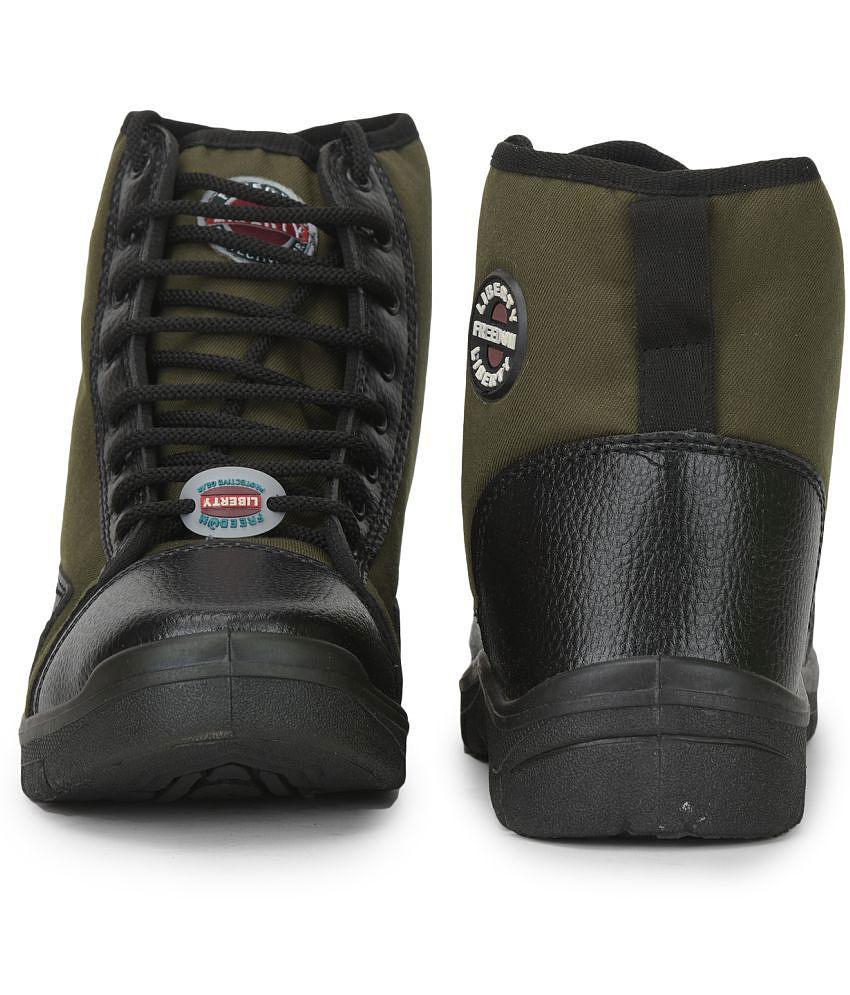 New Men Liberty FOREST-22 - Green Men's Trekking Shoes - None 2025 at ShopCircuit | ONDC