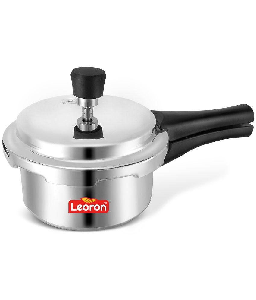 LEORON 1.5 L Aluminium OuterLid Pressure Cooker Without Induction Base