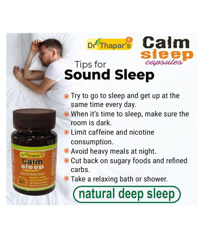 CALM SLEEP INTOXICATION Free AYURVEDIC 50+10 FREE Capsule 500 mg