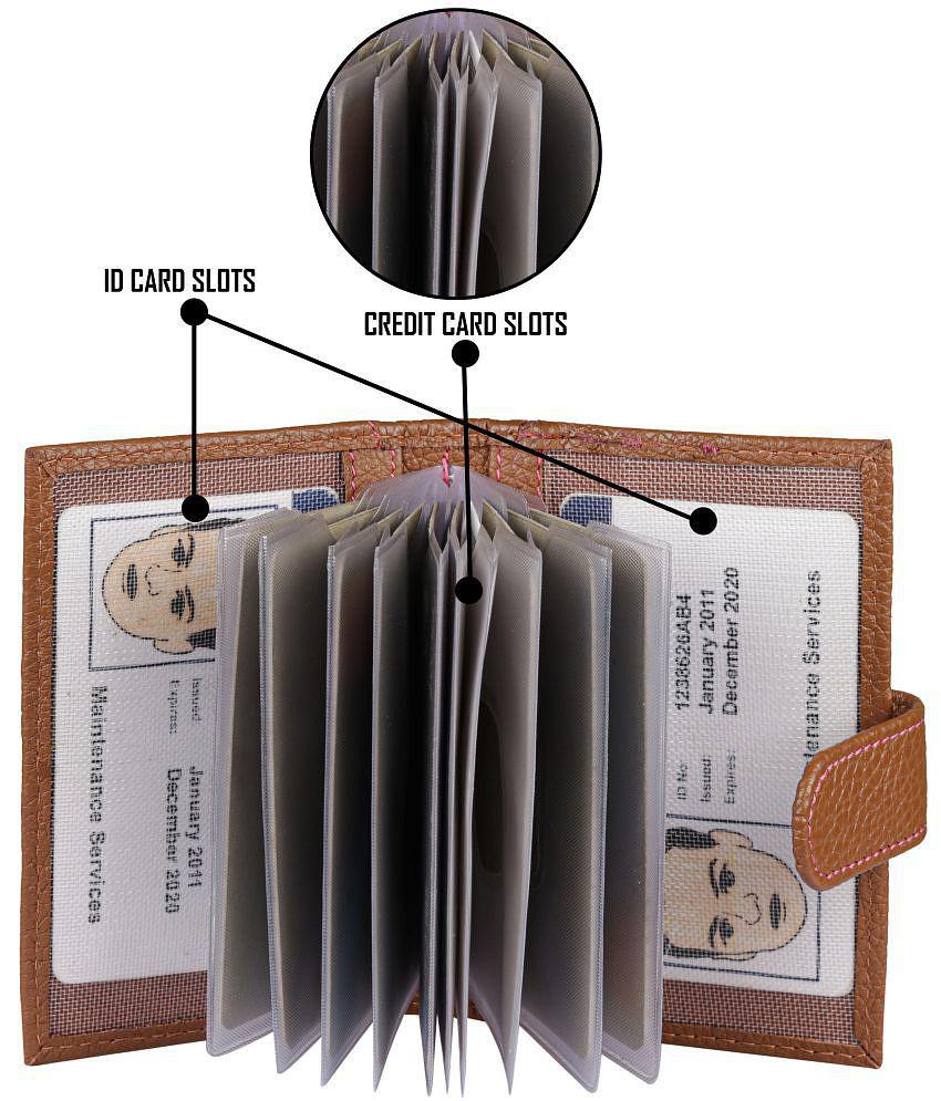 Premium Men Tough - Leather Card Holder ( Pack of 1 ) - Brown 2025 at ShopCircuit | ONDC