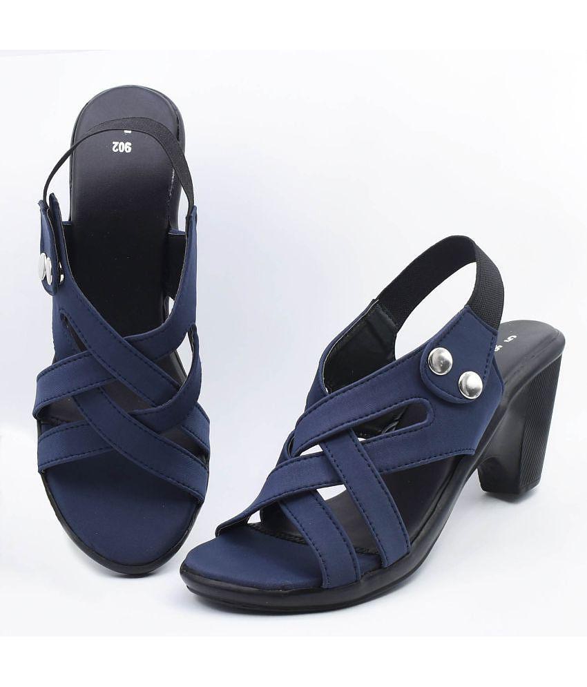 Dream Makers - Blue Women''s Sandal Heels - None