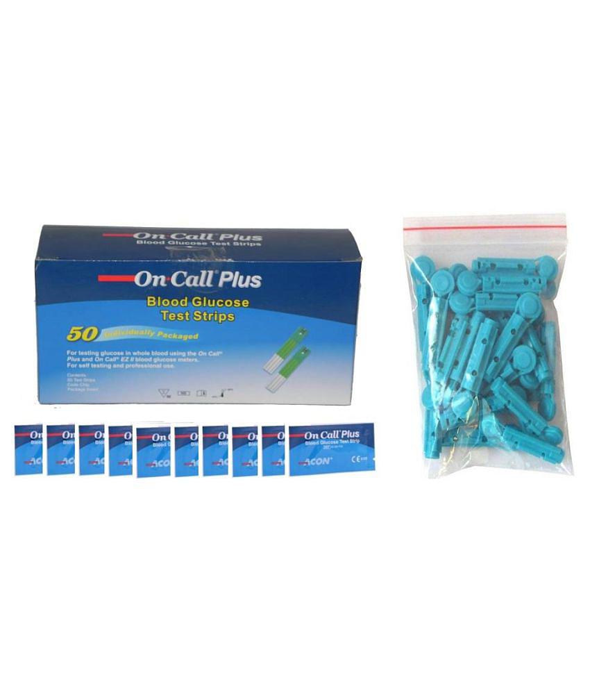 ON CALL PLUS Individually Packed 50 Strips+50 Lancets Expiry: April 2021