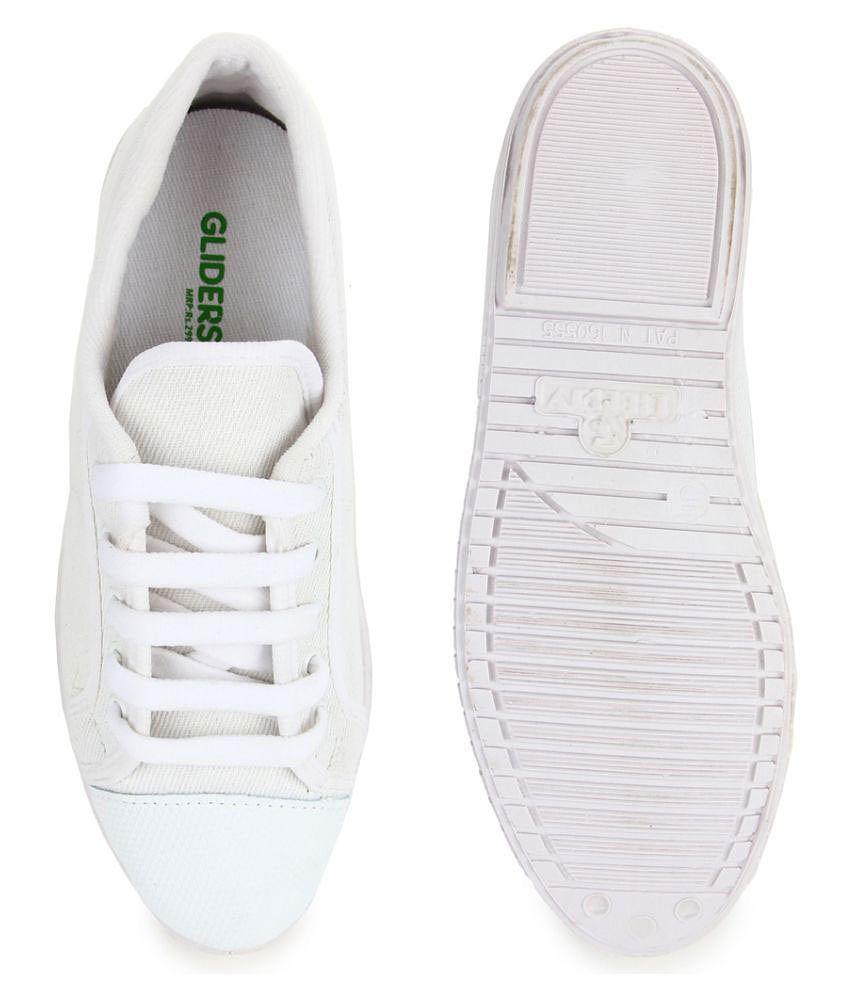 Premium Men Gliders By Liberty White Running Shoe - 9.5 - 10 years 2025 at ShopCircuit | ONDC