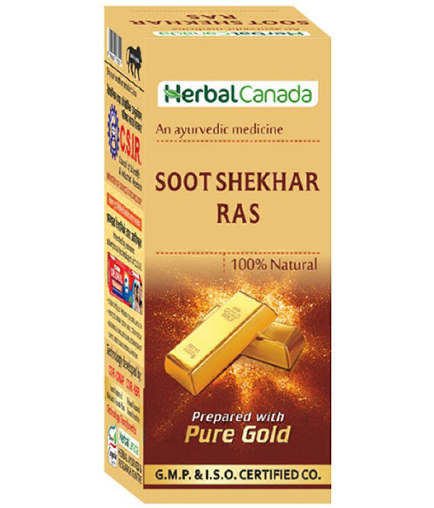 Harc Herbal Canada Soot Sekhar Ras Tablet 25 Nos pack of 1|100% Natural Products