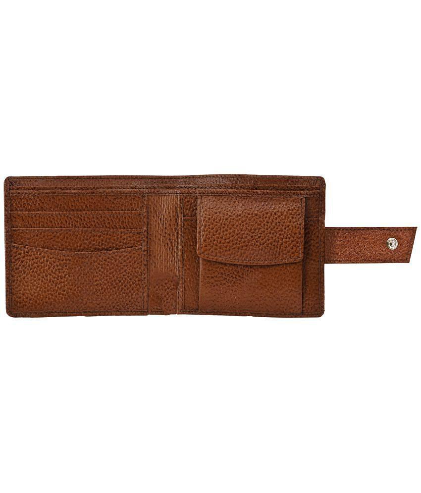 Modern Men GEEO Mud Brown Leather Mens Two Fold Wallet ( Pack of 1 ) - Mud Brown 2025 at ShopCir