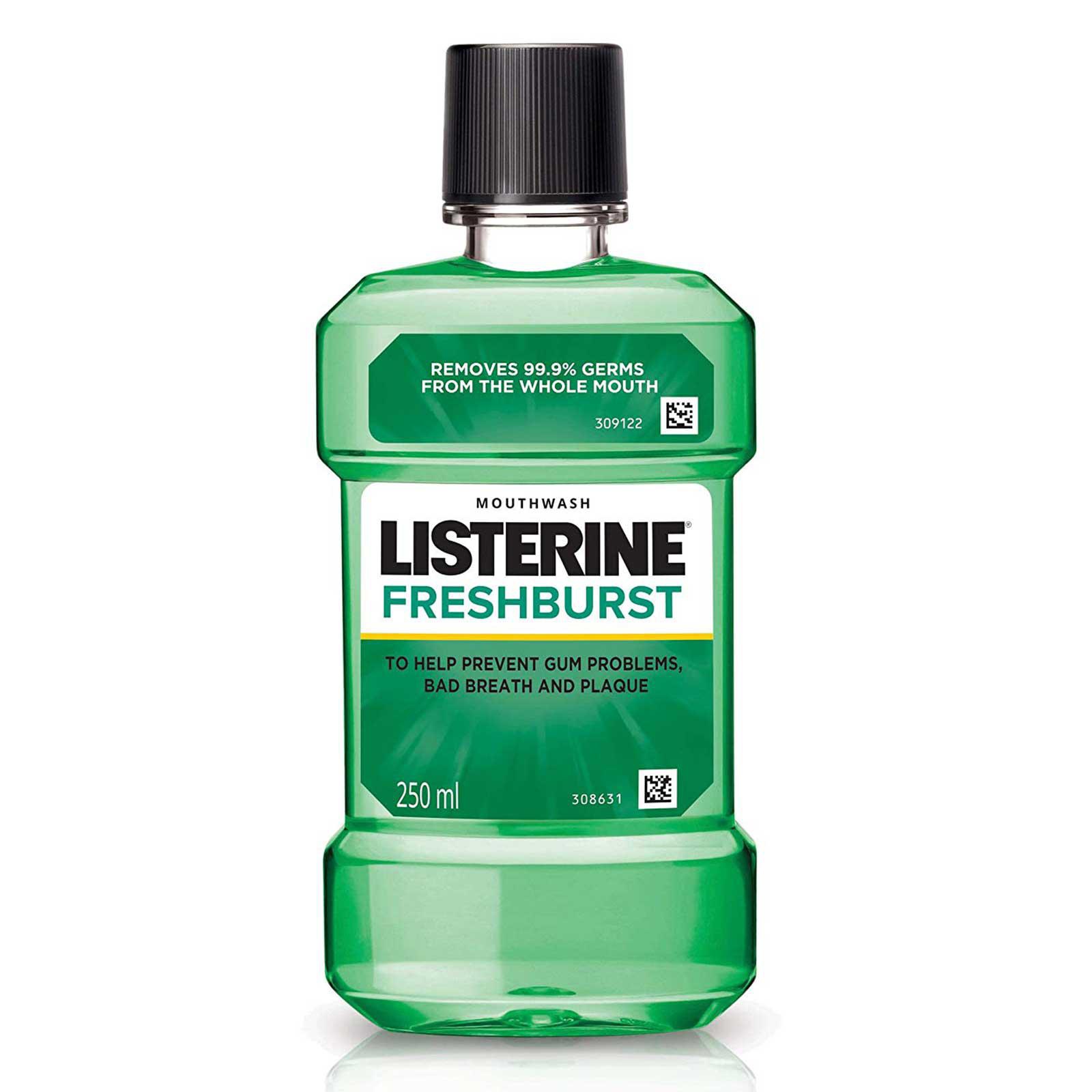 Listerine Fresh Burst Mouthwash 250ml