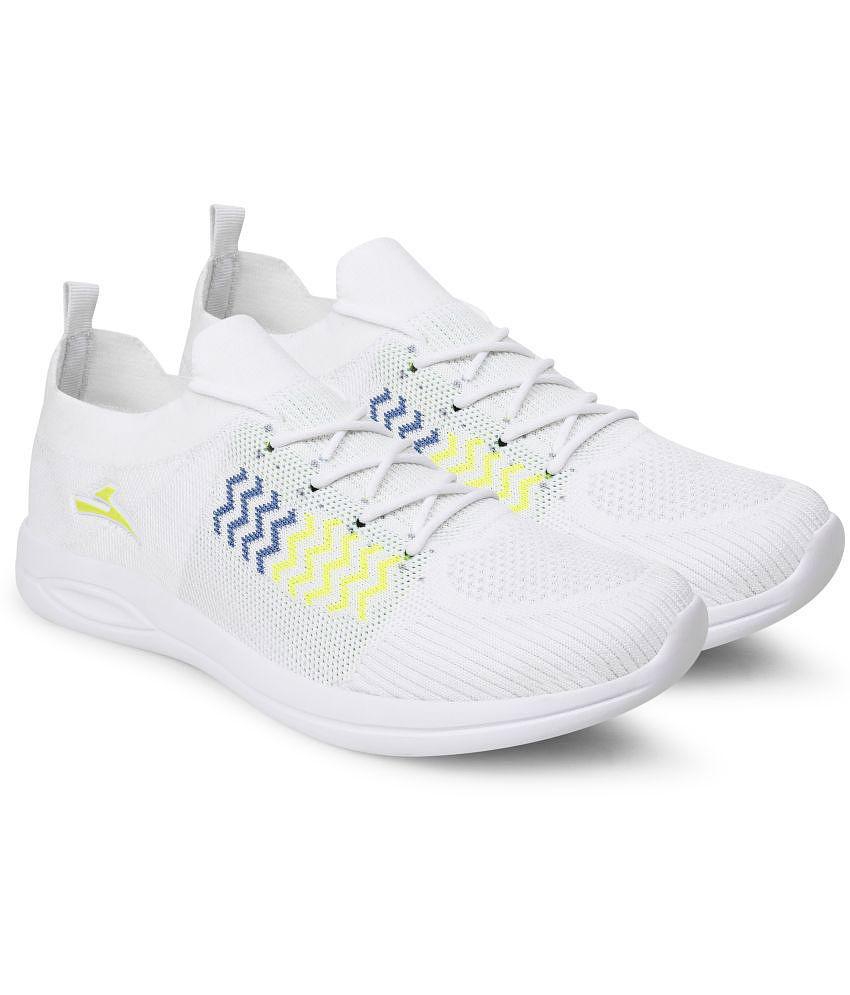New Women Combit - TRUMP-01_WHITE-C GRN White Mens Sports Running Shoes - None 2025 at ShopCircu