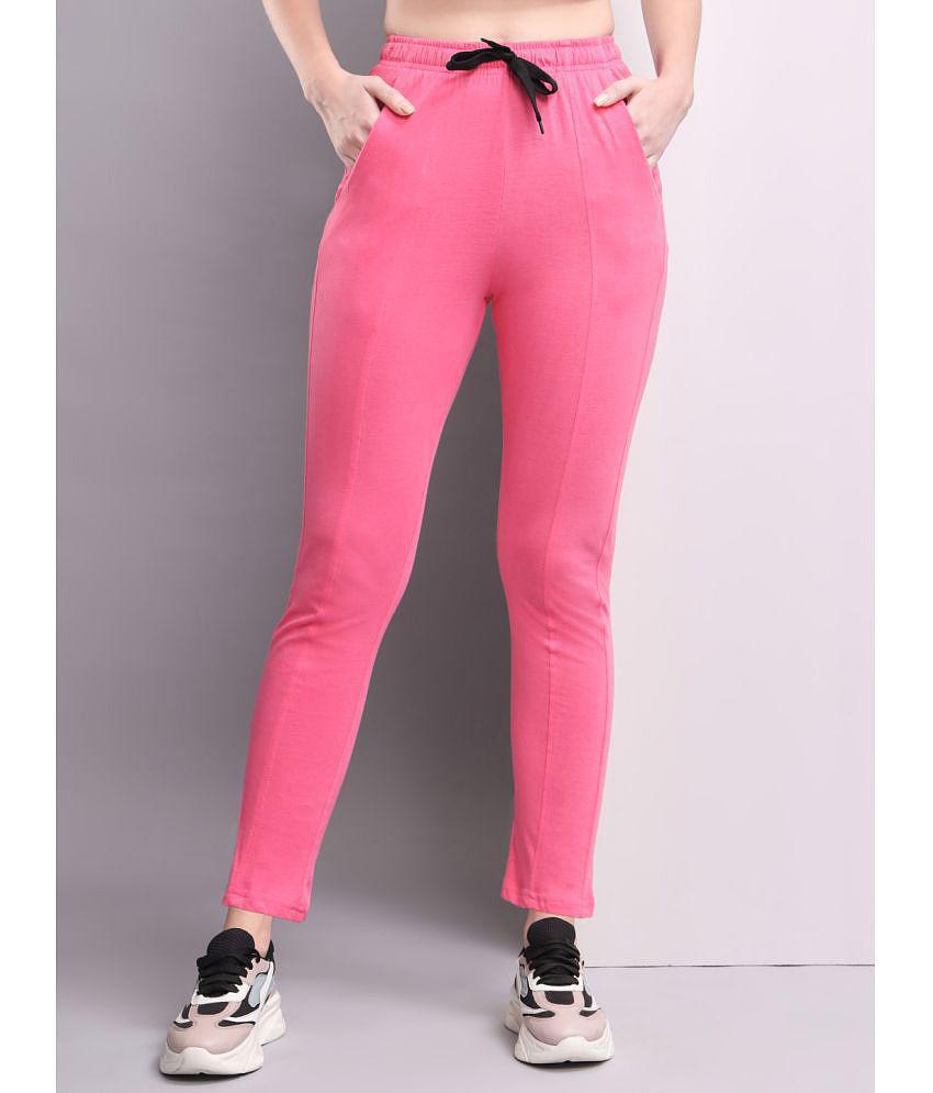 Q-rious - Pink Cotton Women's Outdoor & Adventure Trackpants ( Pack of 1 ) - None