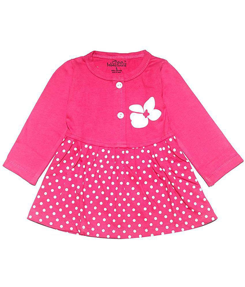Best Women Babeezworld Baby Girl’s Pure Cotton Knee Length Dress Pack Of 3 - None 2025 at ShopCi