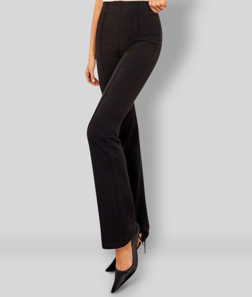 Elegant Men Addyvero - Multicolor Cotton Blend Bootcut Fit Women's Bootcut Pants  ( Pack of 2 ) 