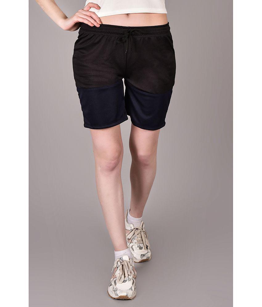 Modern Women Fabric Falcon Multi Polyester Lycra Solid Shorts - Pack of 3 - None 2025 at ShopCir