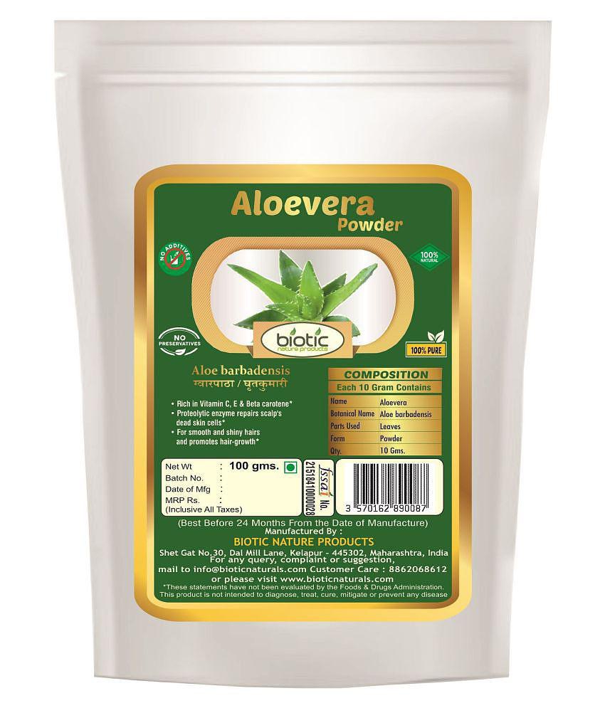 Biotic Giloy, Neem Leaf, Amla, Aloevera and Tulsi Powder 500 gm Pack of 5