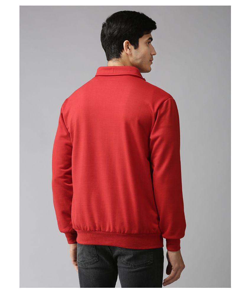 Affordable Women EPPE Red Polyester Fleece Sweatshirt Single Pack - XL 2025 at ShopCircuit | OND