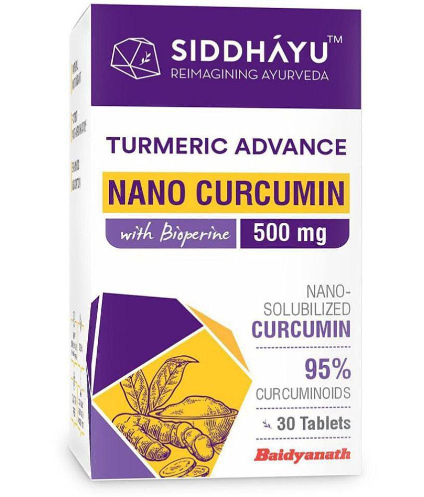 SIDDHAYU Turmeric Advance Nano Curcumin Tablet 30 no.s Pack Of 1