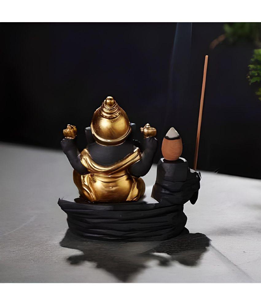 Khushi Enterprises - Polyresin Lord Ganesha Idol ( 12 cm )