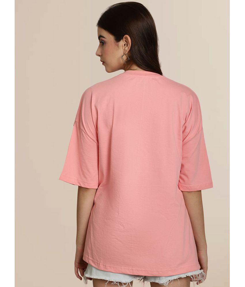 Latest Women Fabflee Orange Cotton Loose Fit Womens T-Shirt ( Pack of 1 ) - None 2025 at ShopCir