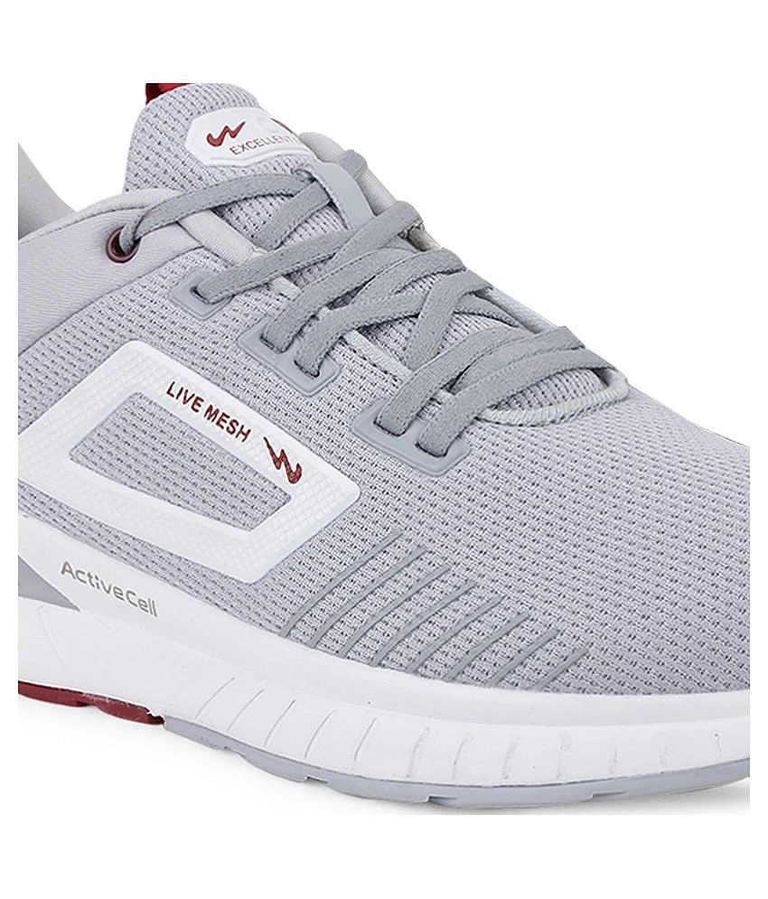 Affordable Men Campus EVOK Grey Mens Sports Running Shoes - None 2025 at ShopCircuit | ONDC