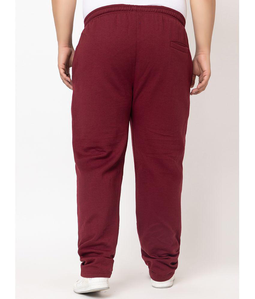 Affordable Women YHA - Wine Fleece Mens Trackpants ( Pack of 1 ) - None 2025 at ShopCircuit | ON