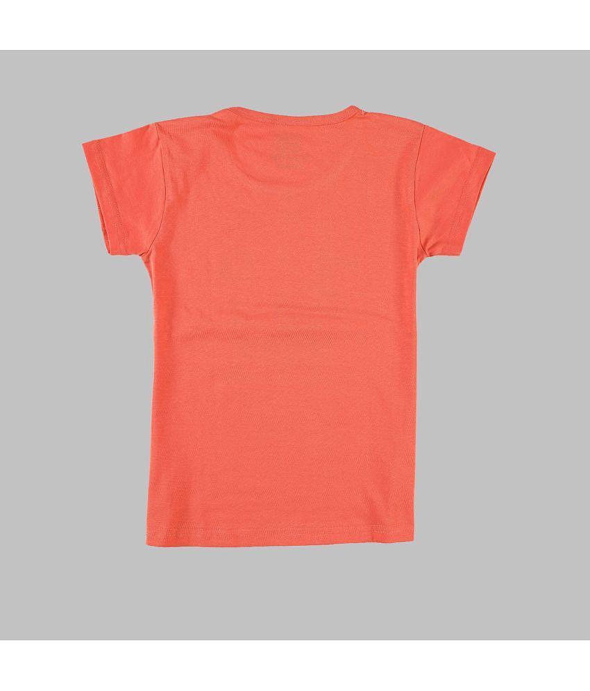 Latest Men CATCUB - Orange 100% Cotton Girls T-Shirt ( Pack of 1 ) - None 2025 at ShopCircuit | 