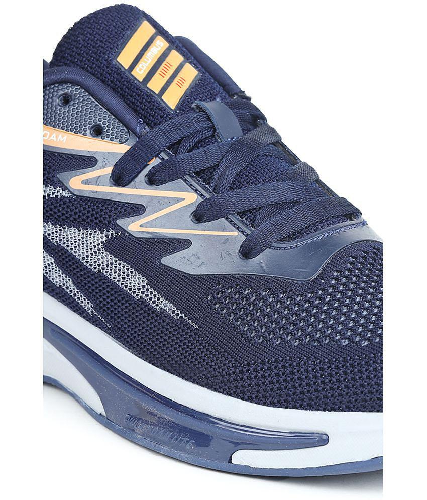 Columbus - QUICKFOAMPLUS Shoes Navy Men's Sports Running Shoes - None