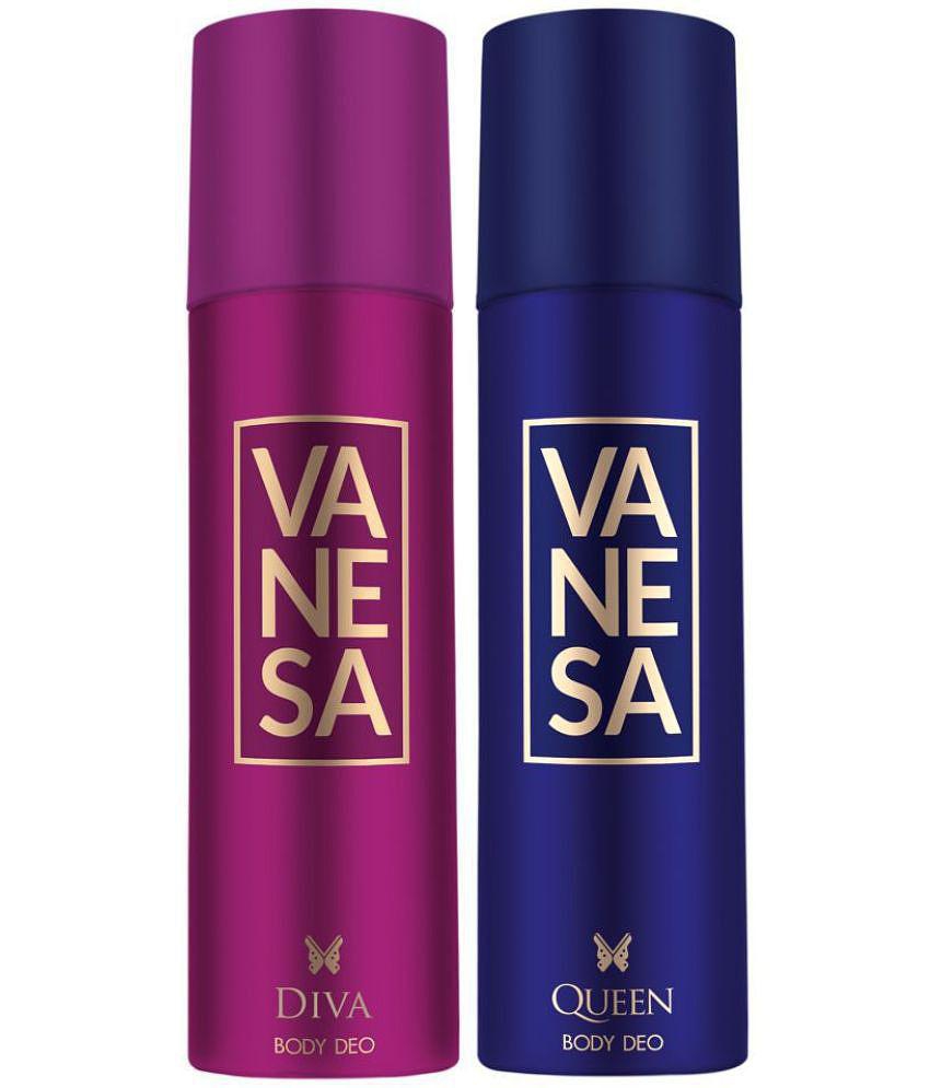 Vanesa Diva,Queen Deodorant Spray For Women 150Ml Each (Pack Of 2)