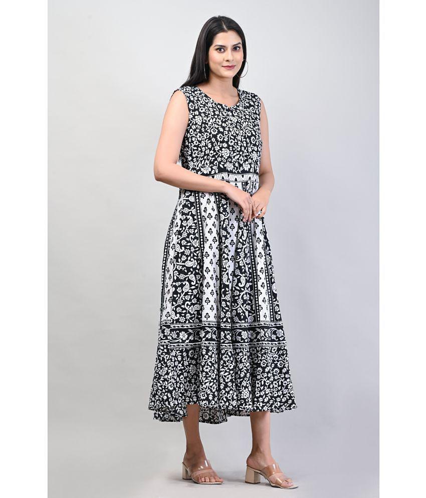 New Men Frionkandy - Multicolor Cotton Women's Fit & Flare Dress ( Pack of 1 ) - None 2025 at Sh