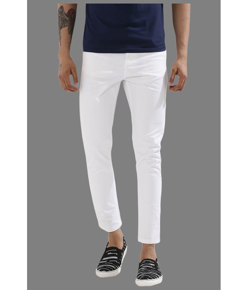 Lawson - White Denim Skinny Fit Men's Jeans ( Pack of 1 ) - None