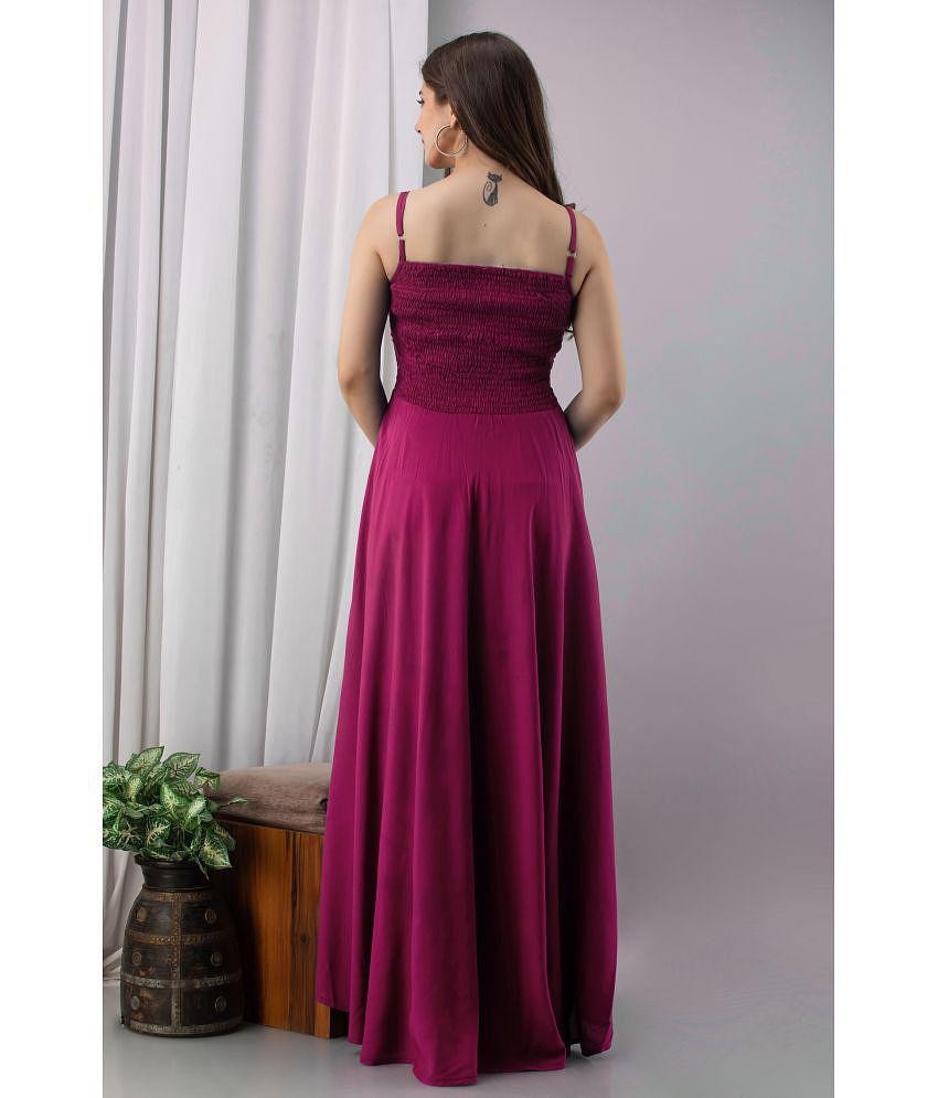 Top Men Frionkandy Rayon Pink Asymmetric dress - Single - None 2025 at ShopCircuit | ONDC