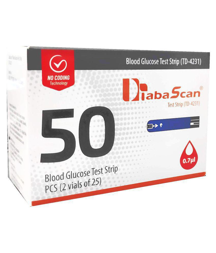 DiabaScan 50 STRIP(NEW PACKING) EXPIRY(11/2020)