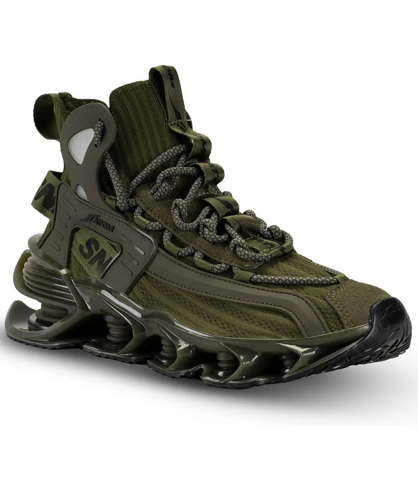 New Men atom Alpha Predator Olive Mens Sneakers - None 2025 at ShopCircuit | ONDC