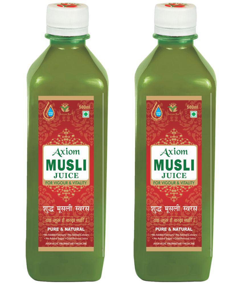 Jeevanras Musli Juice (500 ml)_Pack of 02 | Improves Power and Vitality | Useful in General Weakness | Health Tonic | Natural Herbal Product with WHO GLP , GMP, ISO Certification |