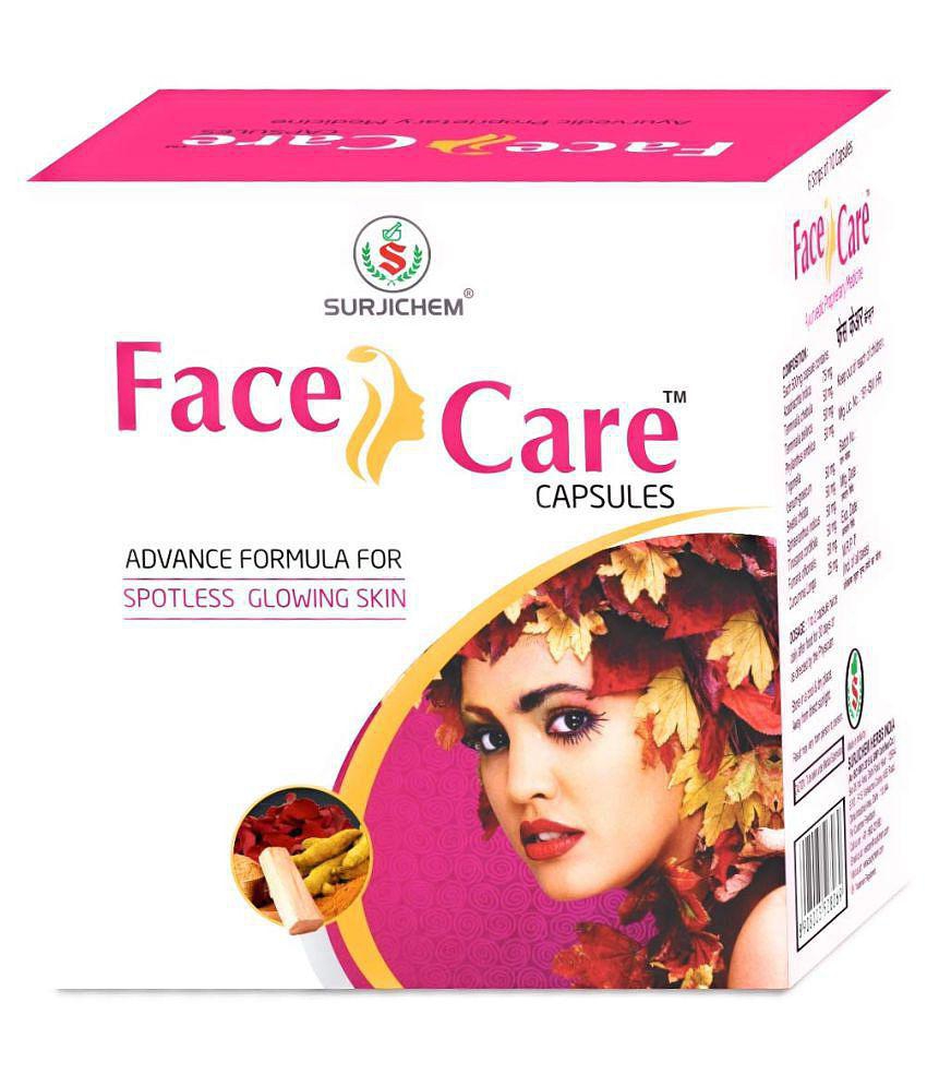 Rikhi Surjichem Herbs Face Care Capsule 60 no.s Pack Of 1