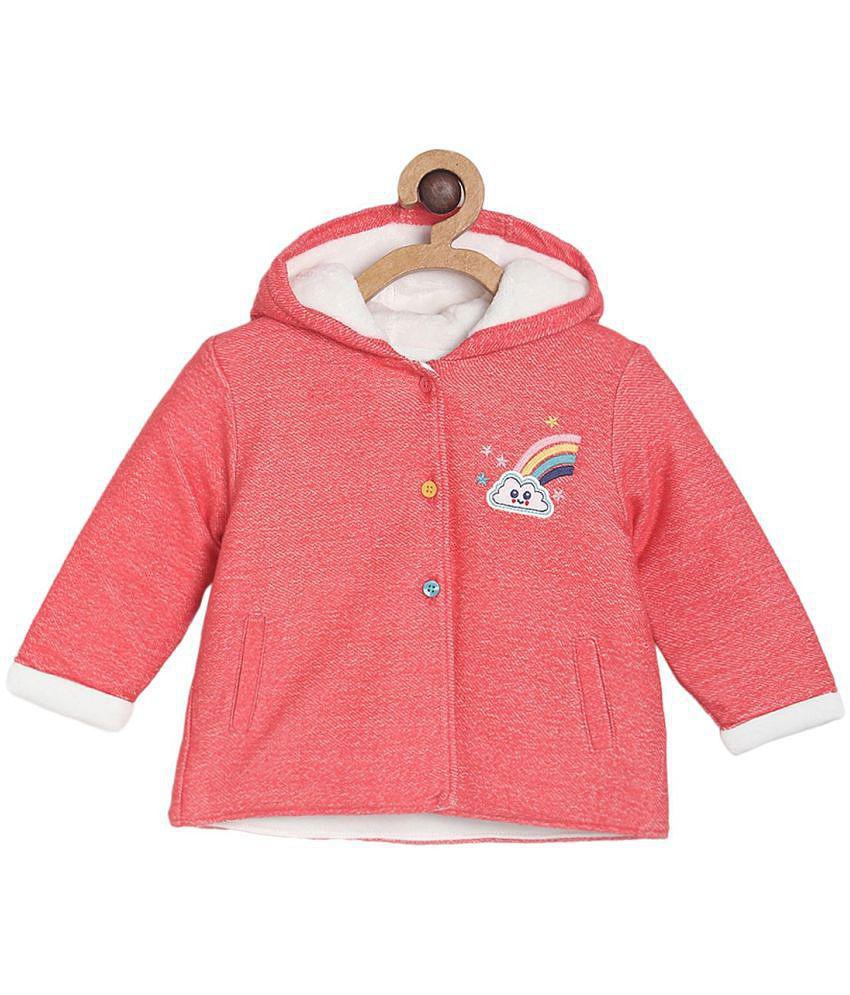 Buy Online Miniklub Retail Private Limited MINI KLUB Red Jacket For Baby Girl - None