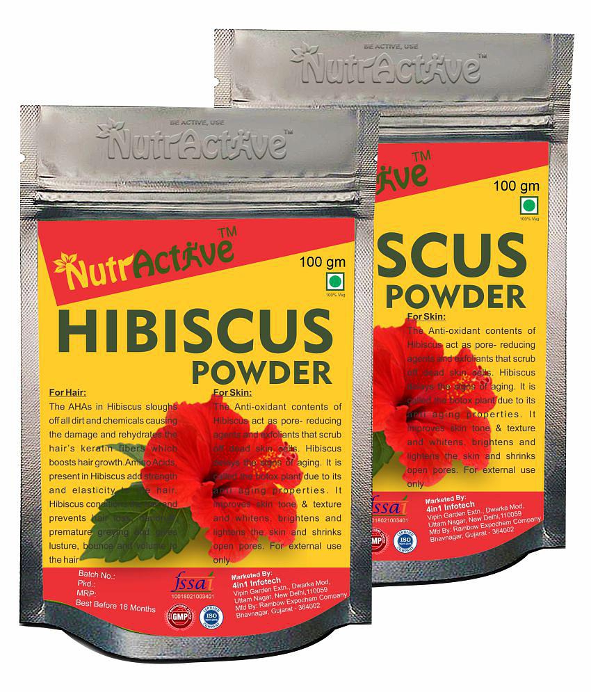 NutrActive Organic Hibiscus Powder 200 gm