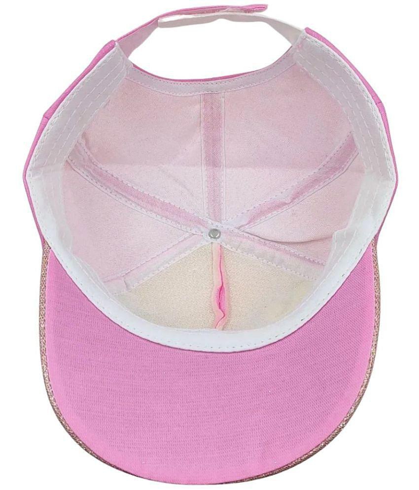 Exclusive Men Zacharias Girl's Kids Cotton Cap kc-10-Light-Pink- (Pack of 1) (1-4 Years) - None 