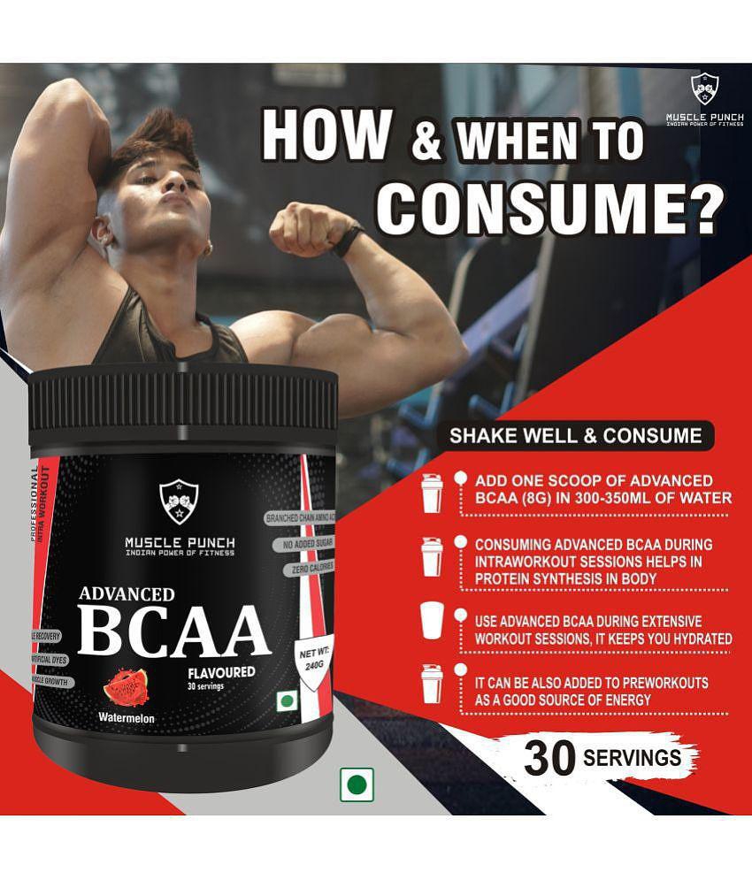 Muscle Punch Muscle Punch | BCAA 30 Servings | Watermelon 240 gm