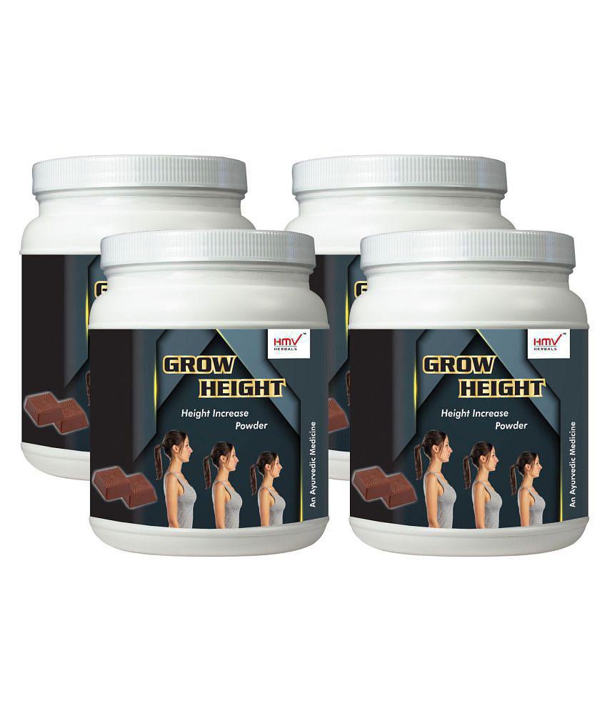 HMV Herbals Grow Height Herbal Height Growth Choco Powder 400 gm Pack Of 4