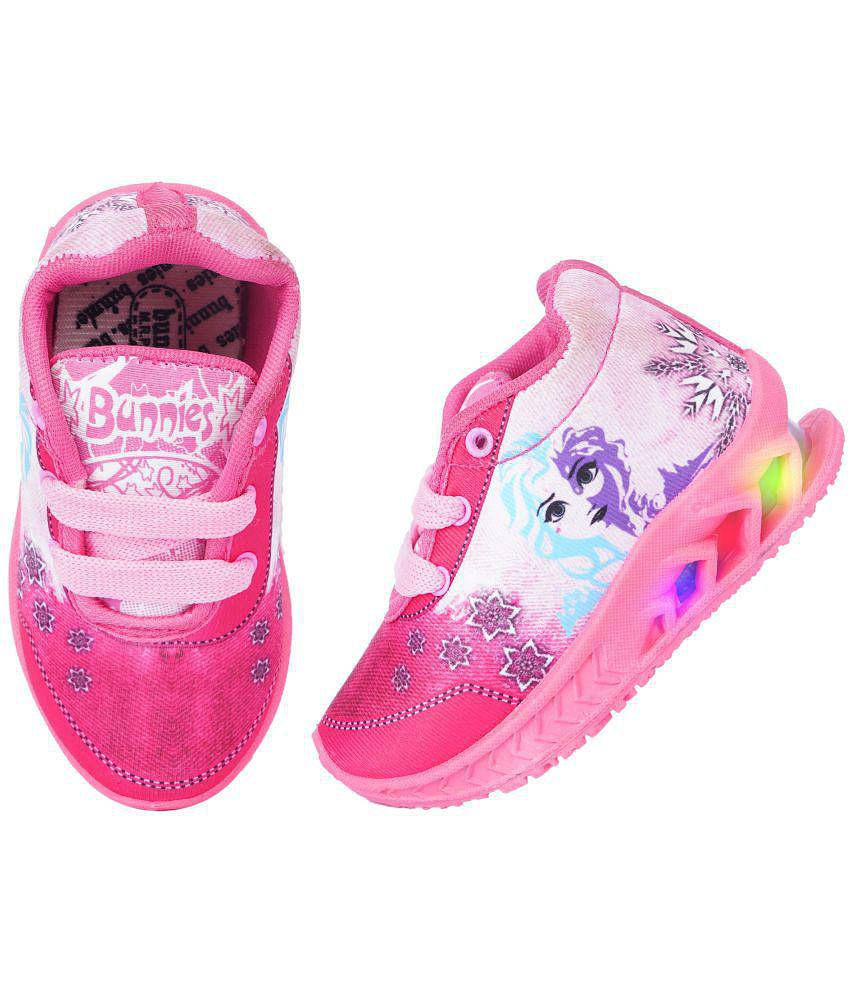 Affordable Women BUNNIES Baby Boys And Baby Girls LED Leight Indian Walking Shoes (1 Years To 5 
