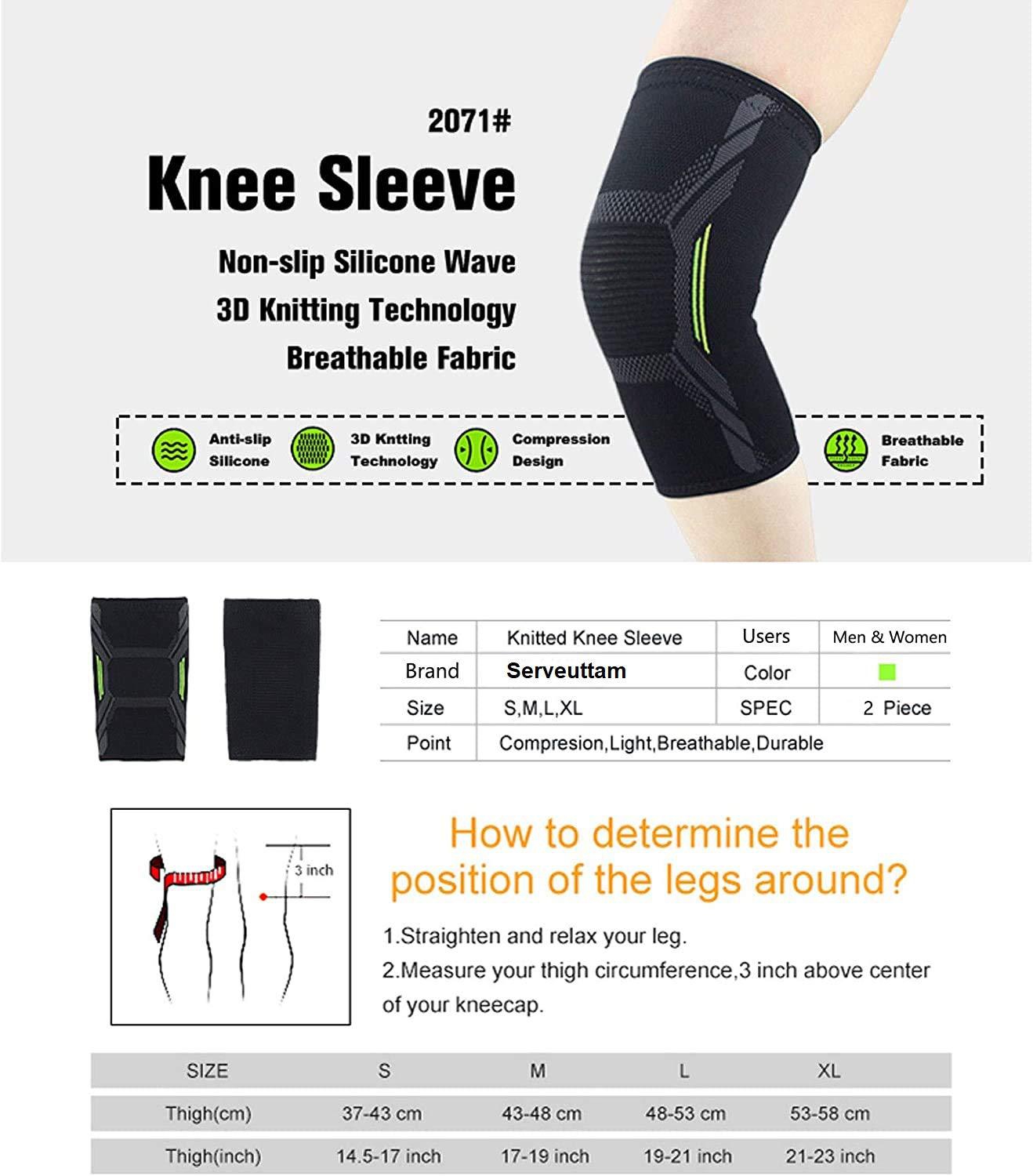 Leosportz Knee Support for Men (1Pair)