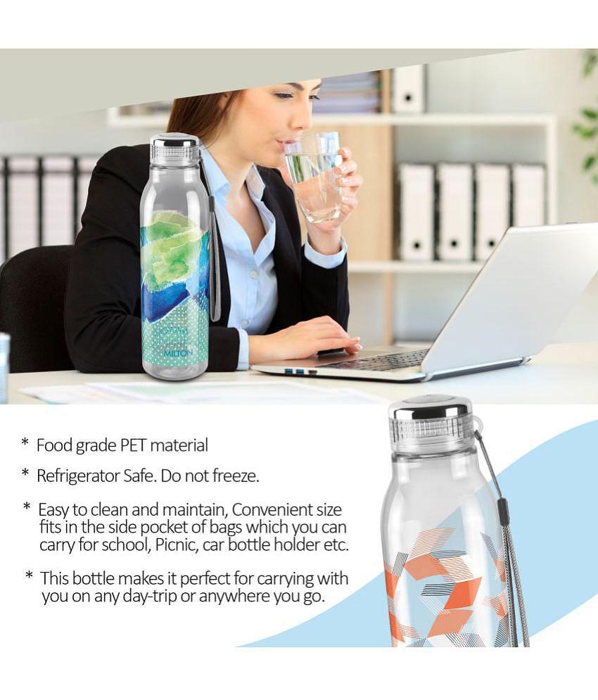 Milton Helix 1000 Pet Water Bottle, Set of 4, 1 Litre Each, Assorted - Assorted