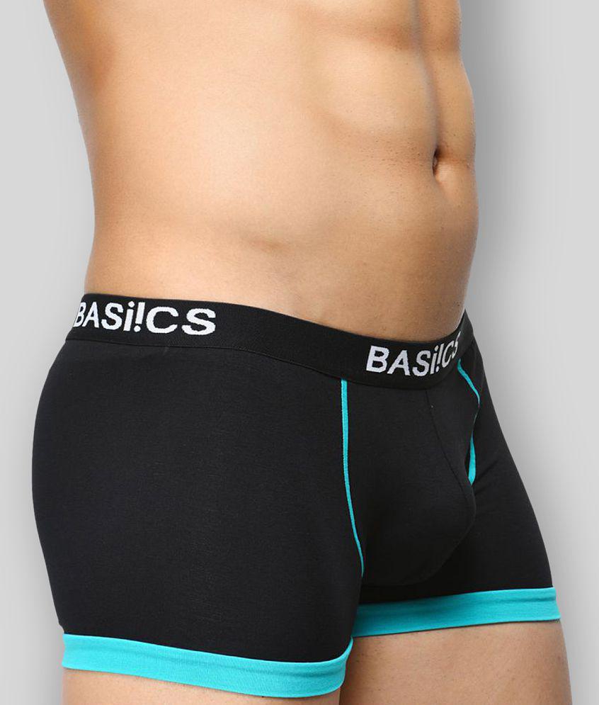 Premium Men BASIICS By La Intimo - Multicolor Cotton Mens Trunks ( Pack of 1 ) - M 2025 at ShopC