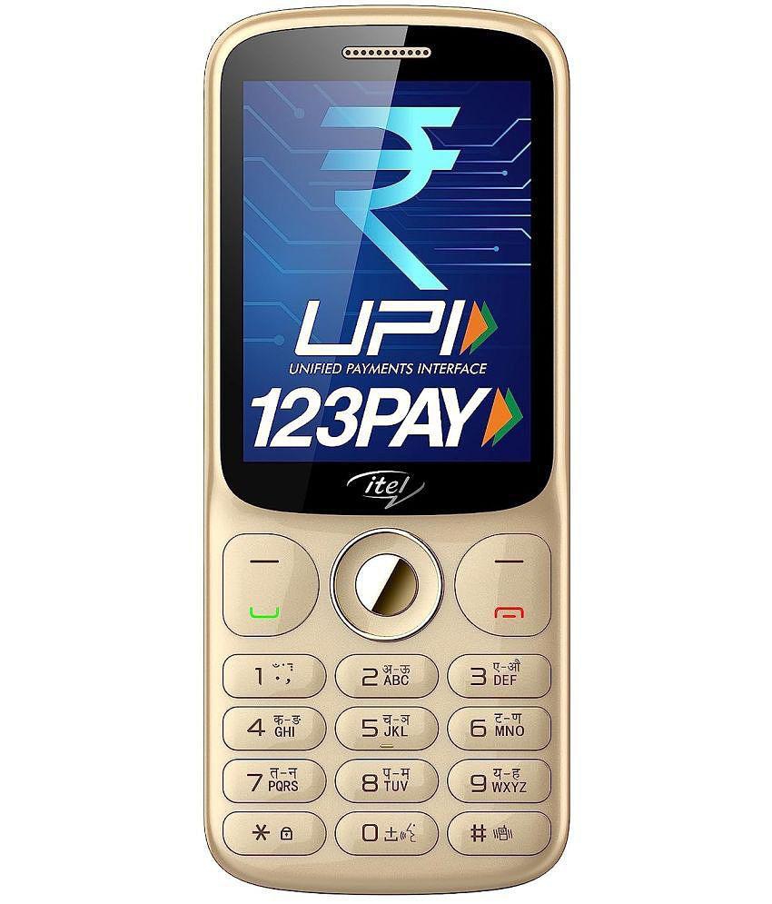 itel SG-600 Dual SIM Feature Phone Champagne Gold